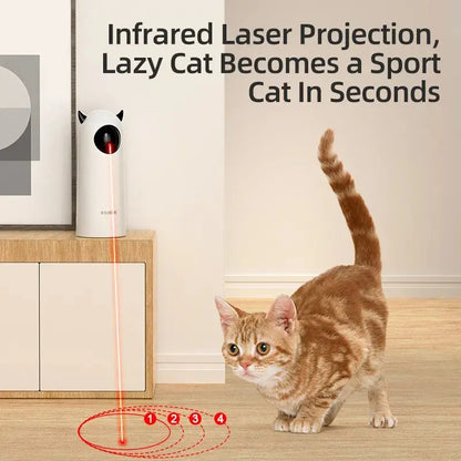Interactive Smart LED Laser Cat Toy - Automatic Handheld Teaser for Cats and Dogs