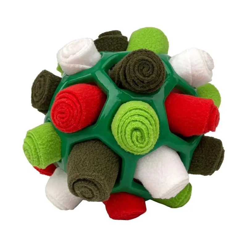 Interactive Dog Snuffle Ball Toy - Food-Dispensing Fun for Training and Play!