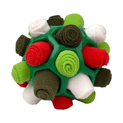 Interactive Dog Snuffle Ball Toy - Food-Dispensing Fun for Training and Play!