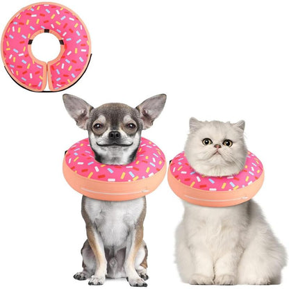 Soft Recovery Inflatable Dog Collar - Comfortable E-Collar Alternative for Small, Medium & Large Dogs After Surgery