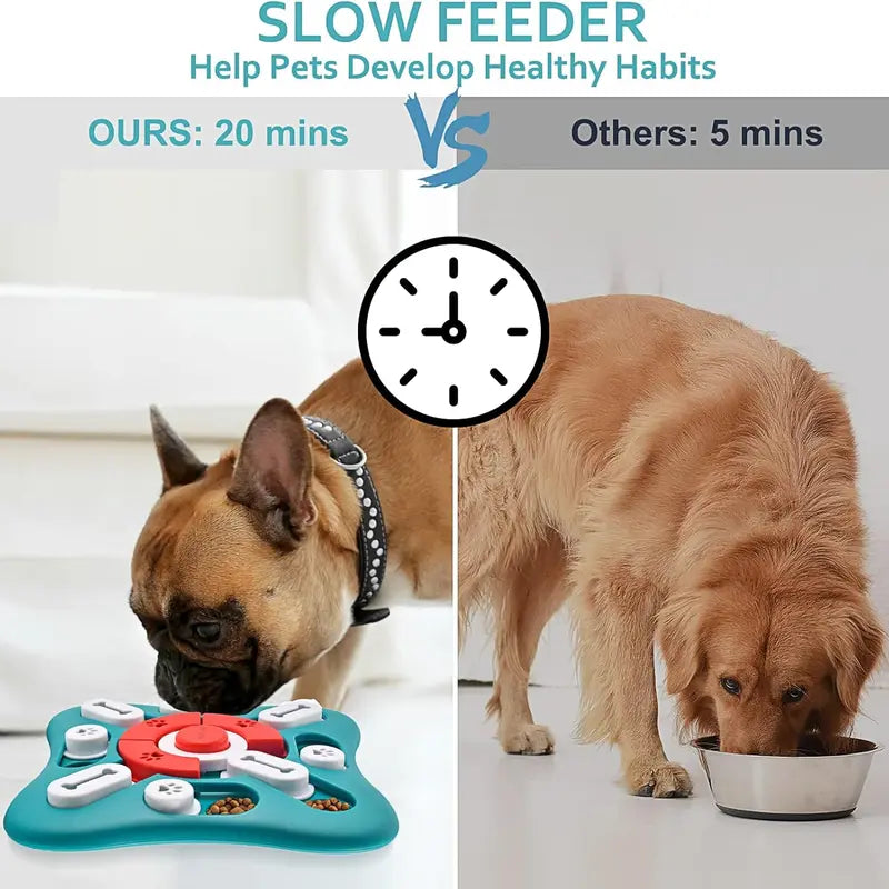 PETSTA Interactive Dog Puzzle Toys - Treat Dispensing IQ Training & Brain Stimulation for Dogs, Puppies, and Cats - Perfect Gift for Pet Enrichment
