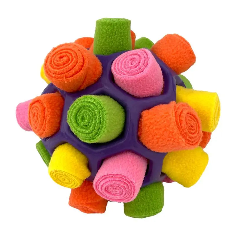 Interactive Dog Snuffle Ball Toy - Food-Dispensing Fun for Training and Play!