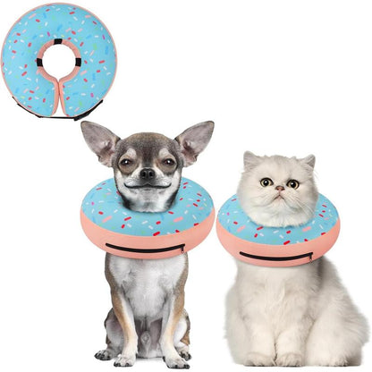 Soft Recovery Inflatable Dog Collar - Comfortable E-Collar Alternative for Small, Medium & Large Dogs After Surgery