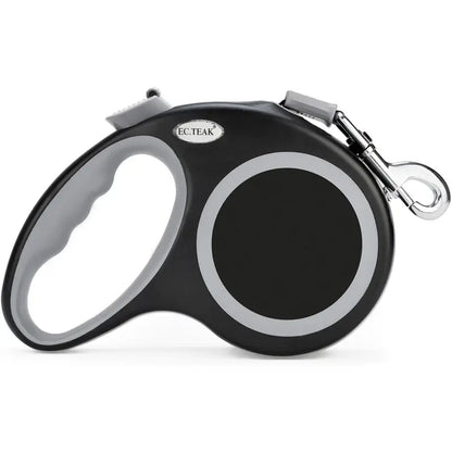 Heavy Duty Retractable Dog Leash - 26 FT for Large Dogs up to 110 Lbs, Tangle-Free Nylon Tape with One-Handed Brake & Lock, Perfect for Medium to Large Breeds (Black)