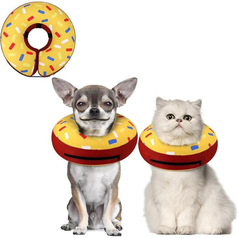 Soft Recovery Inflatable Dog Collar - Comfortable E-Collar Alternative for Small, Medium & Large Dogs After Surgery