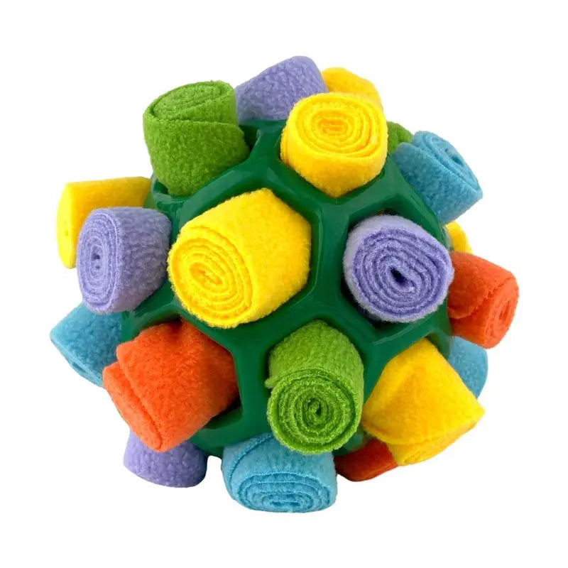 Interactive Dog Snuffle Ball Toy - Food-Dispensing Fun for Training and Play!