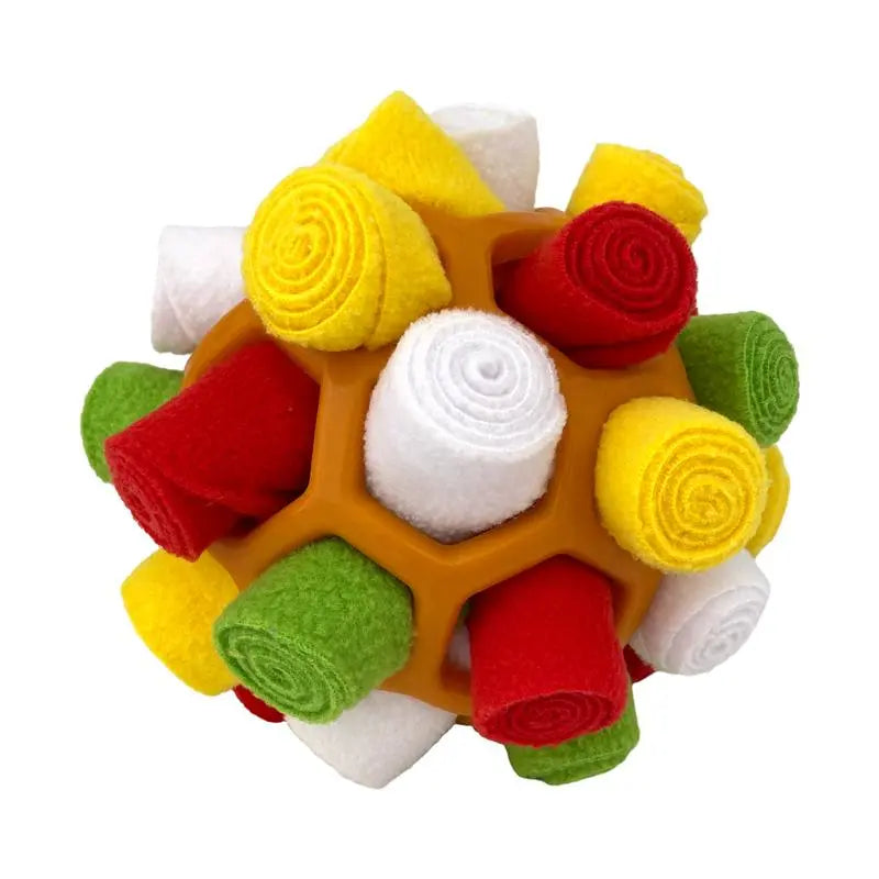 Interactive Dog Snuffle Ball Toy - Food-Dispensing Fun for Training and Play!