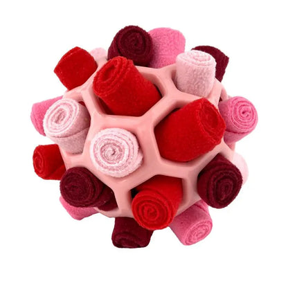 Interactive Dog Snuffle Ball Toy - Food-Dispensing Fun for Training and Play!