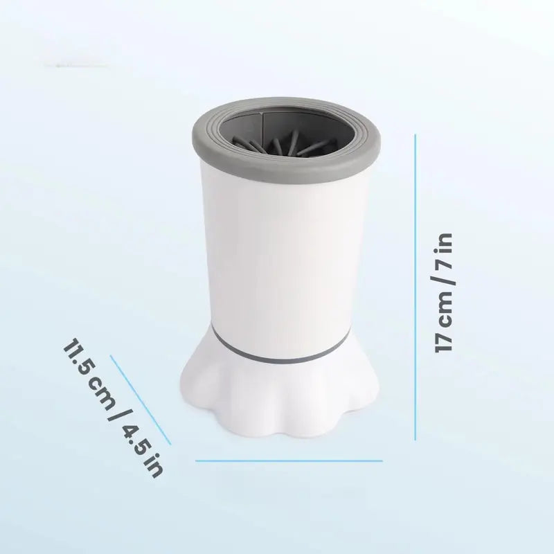 Allforpaws Automatic Electric Dog Paw Cleaner Cup - Soft Silicone Brush, Dual Speed (2 Cleaning Speeds), Mud Removal, Suction Cup Bottom, Portable Clean Station, Simple to Use & Maintain