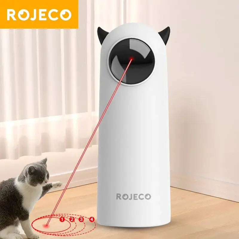 Interactive Smart LED Laser Cat Toy - Automatic Handheld Teaser for Cats and Dogs