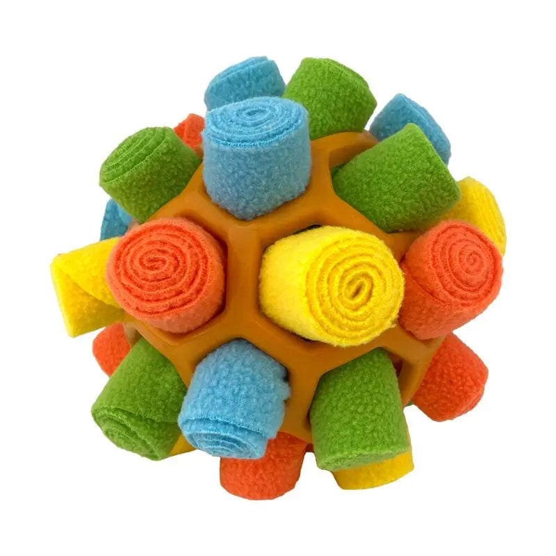 Interactive Dog Snuffle Ball Toy - Food-Dispensing Fun for Training and Play!